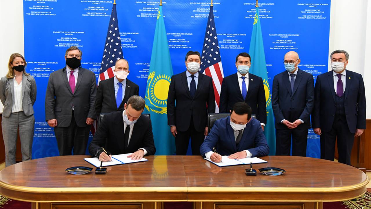 Казахстан и США подписали соглашение об инвестиционном сотрудничестве