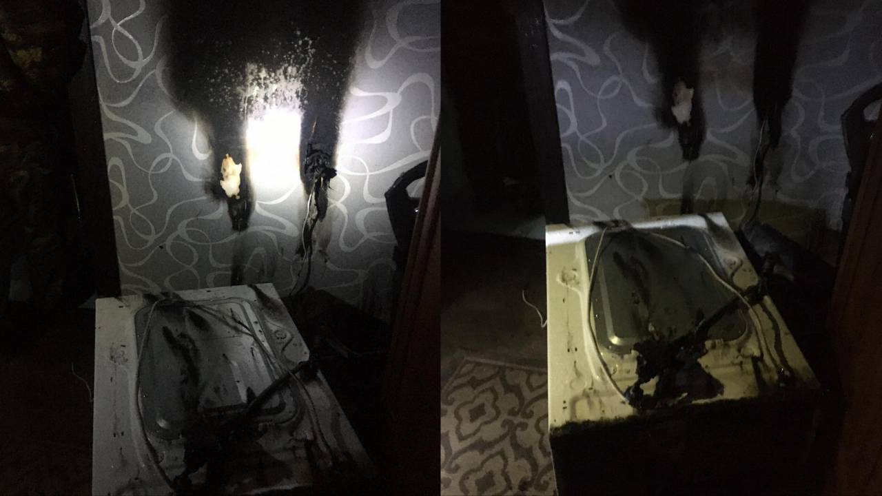 Огнеборцы Алматы не дали разгореться пожару в запертой квартире