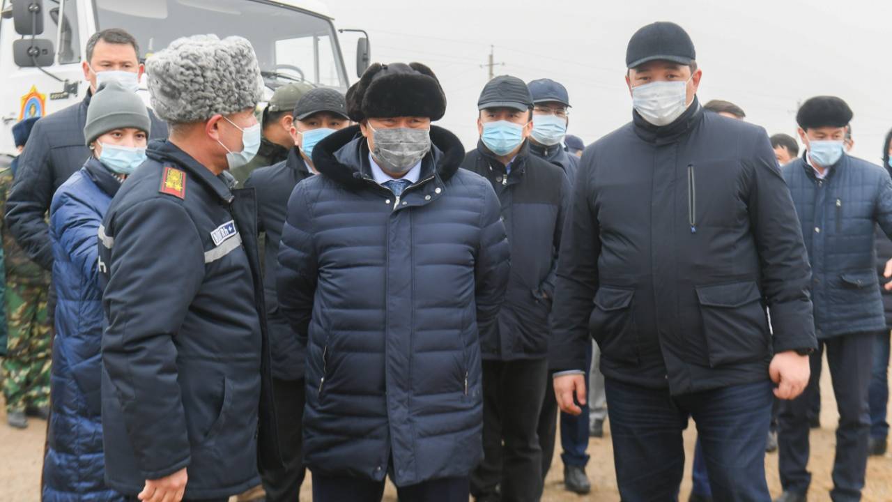 В Туркестанской области прошли "учения по предупреждению чрезвычайных ситуаций"