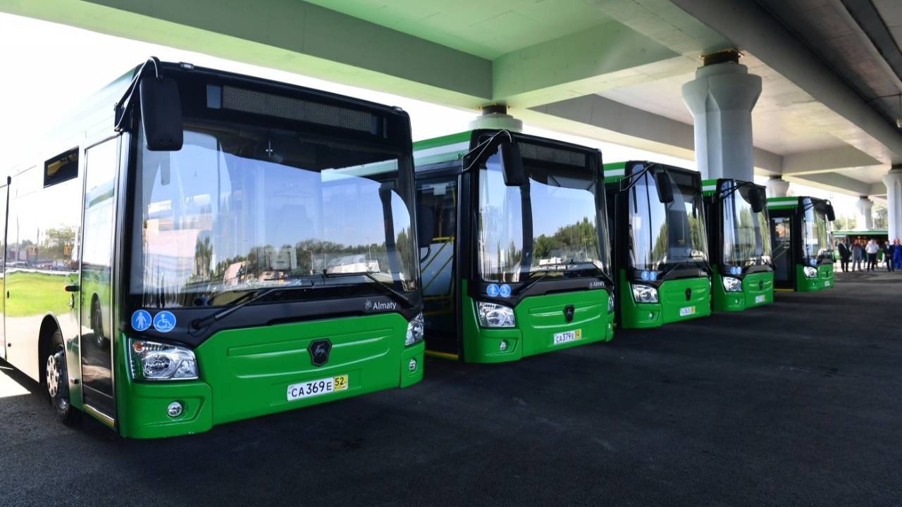 400 новых экологически чистых автобусов появится в Алматы