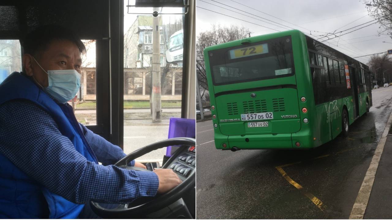 Алматинцы заступились за водителей автобусов: должны ли они следить за масками