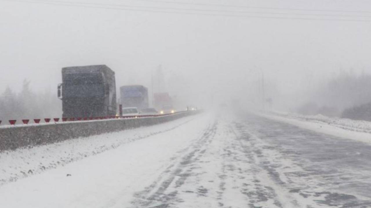 Два школьных автобуса застряли в снежном заносе в ЗКО