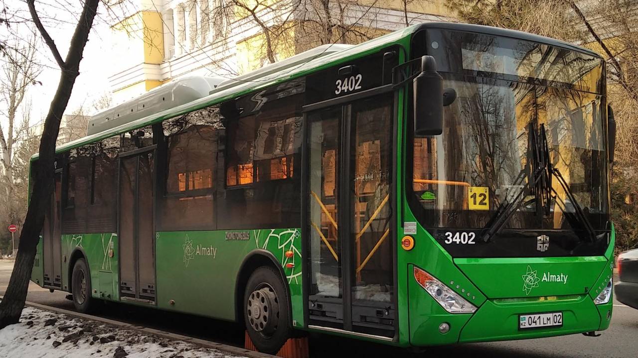 Изменилась схема движения автобусного маршрута в Алматы