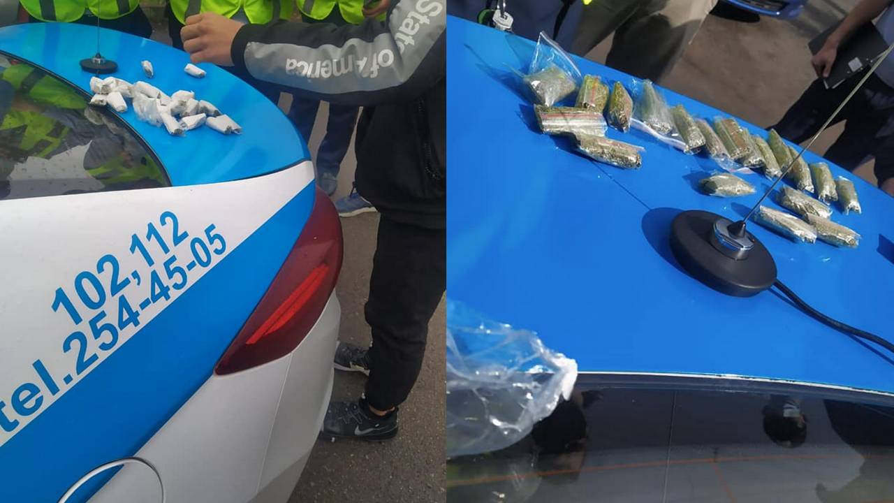 Полицейские Алматы взяли наркозакладчиков с поличным