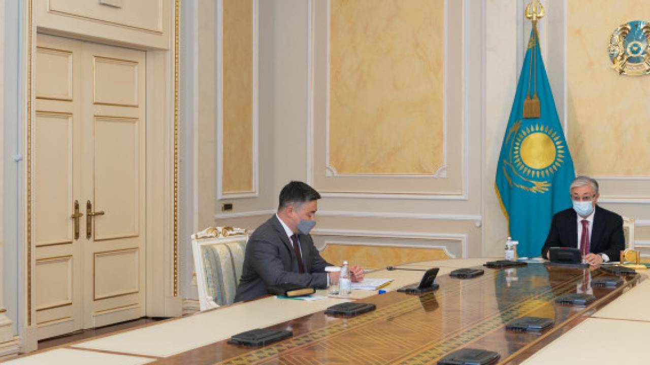 Токаев принял отчет Национального банка Казахстана