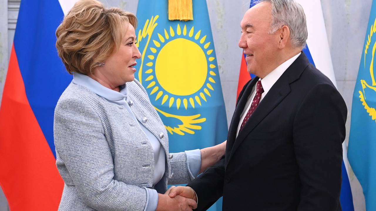 Матвиенко поздравила Назарбаева с Днем столицы