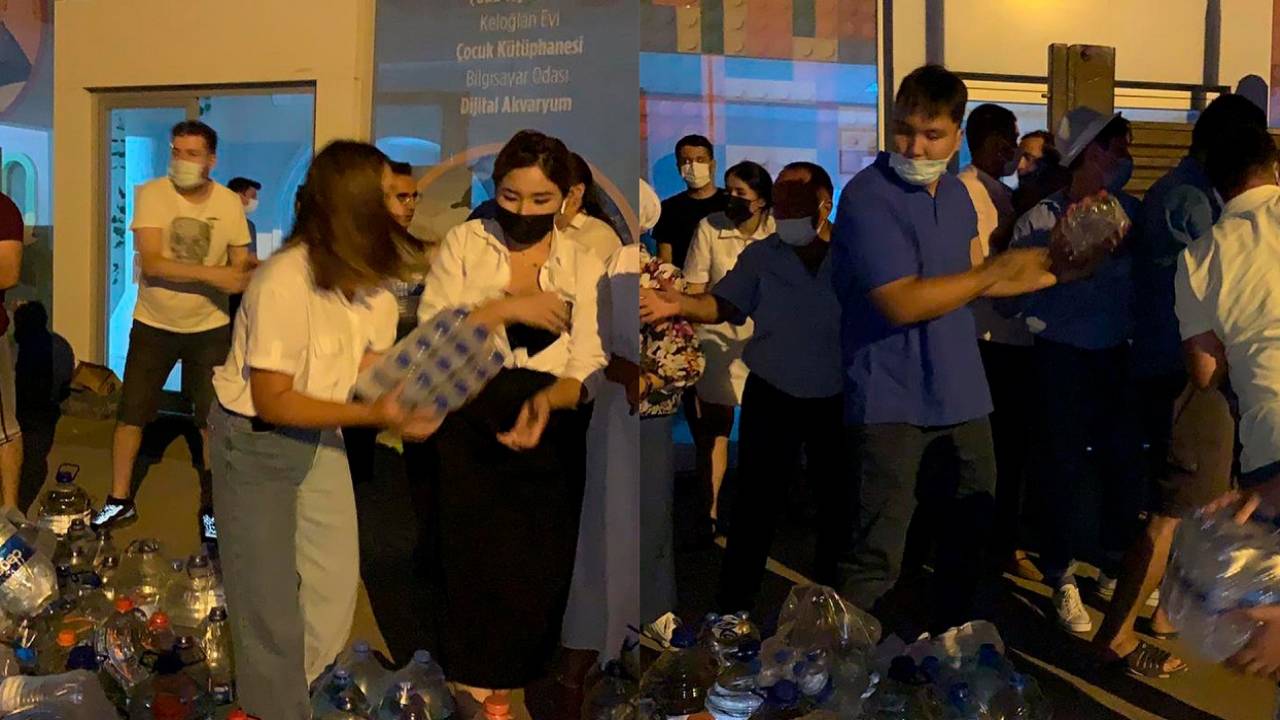 Казахстанские студенты помогают пострадавшим во время пожаров в Анталье