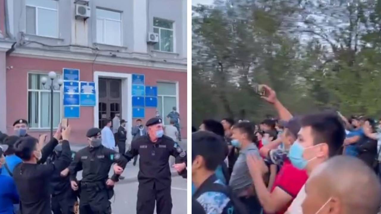 Полицейские спасли ЛГБТ-активистов от разъяренной толпы в Караганде