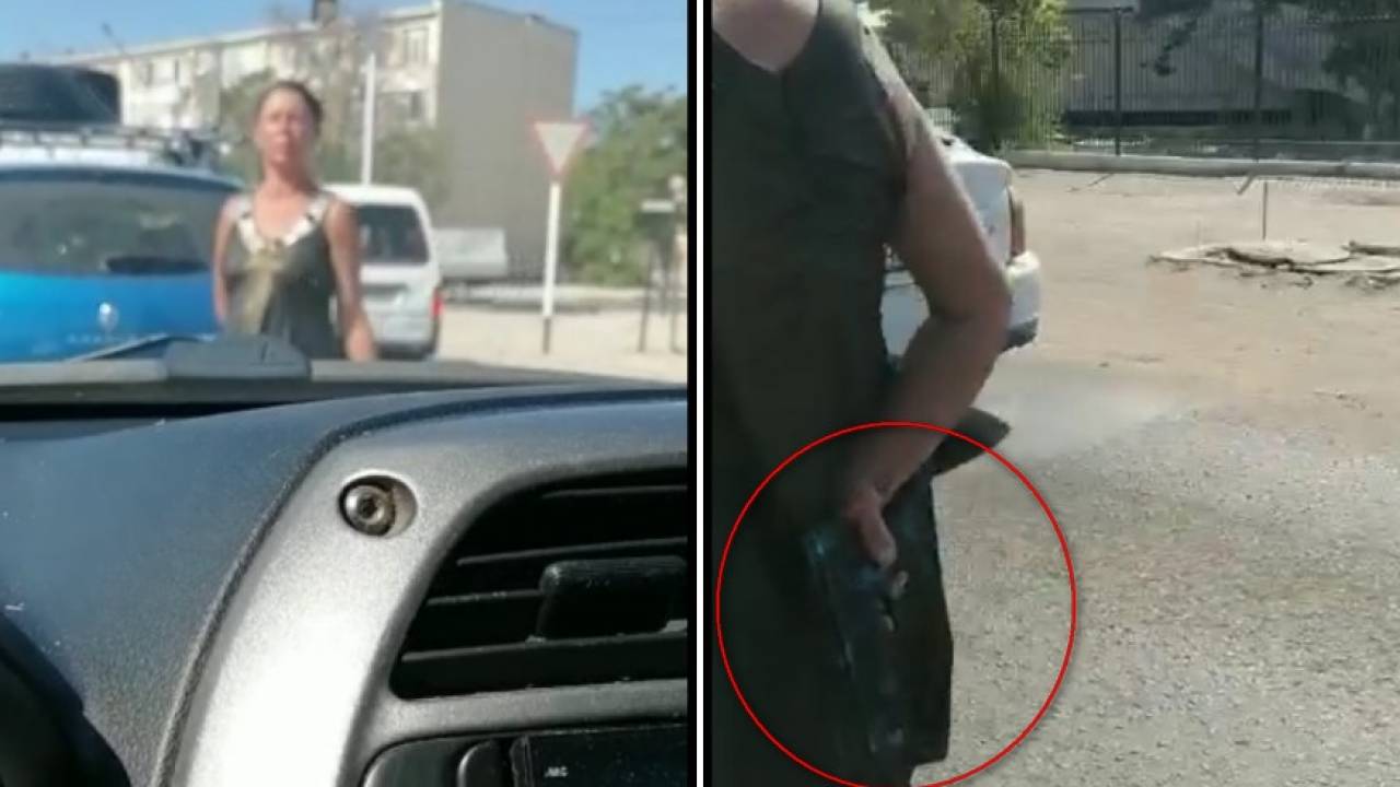 Женщина с пистолетом "стреляла" мелочь в Актау