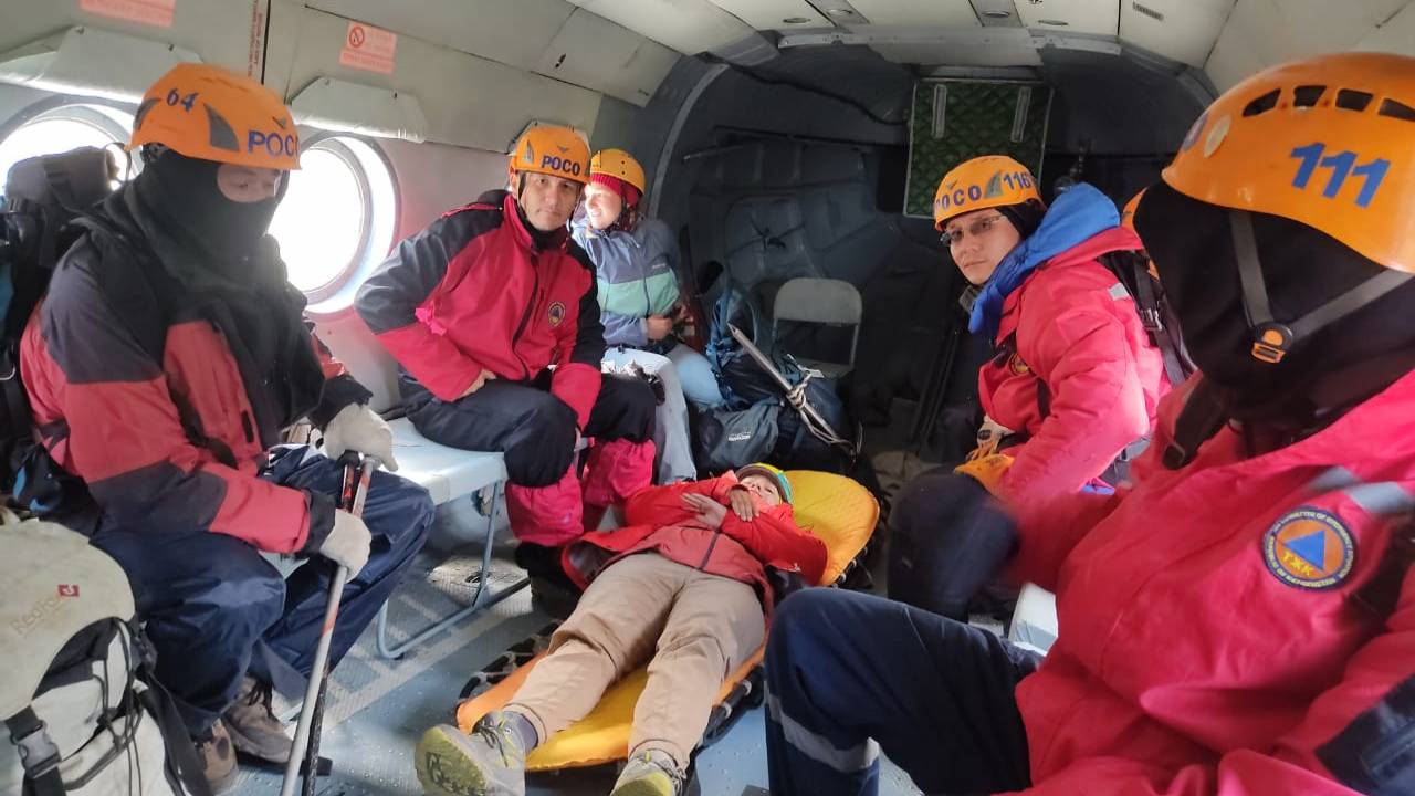 Спасение российской туристки в горах Заилийского Алатау попало на видео