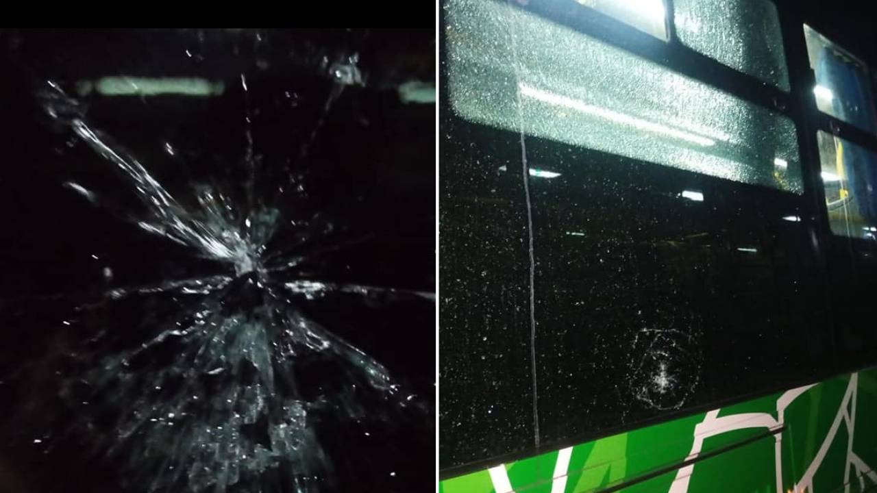 Автобус закидали камнями в Алматы – комментарий ДП
