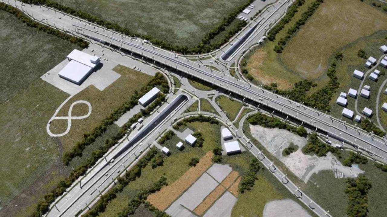 Когда завершат строительство развязки на аэропортовском кольце в Алматы