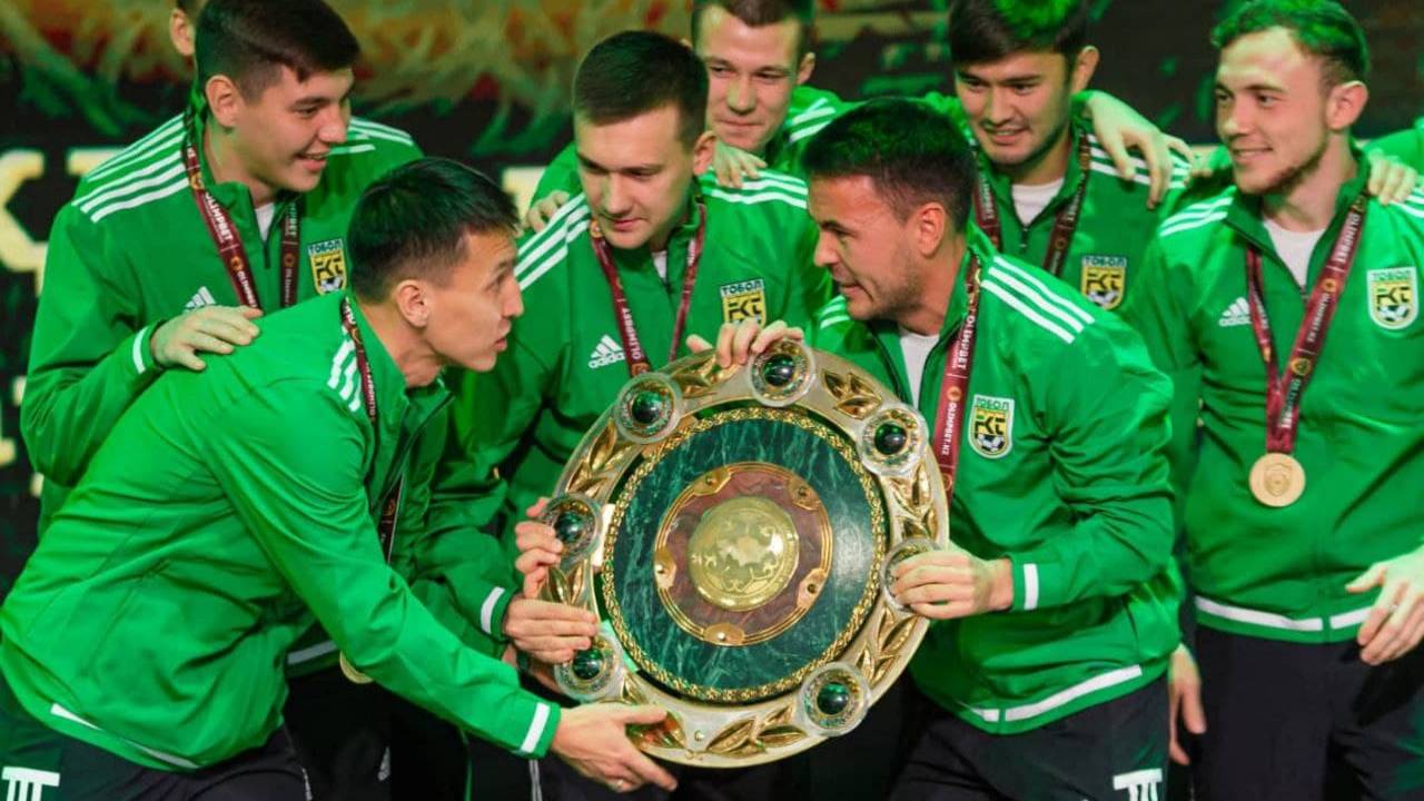 Состоялось торжественное чествование чемпиона Казахстана по футболу