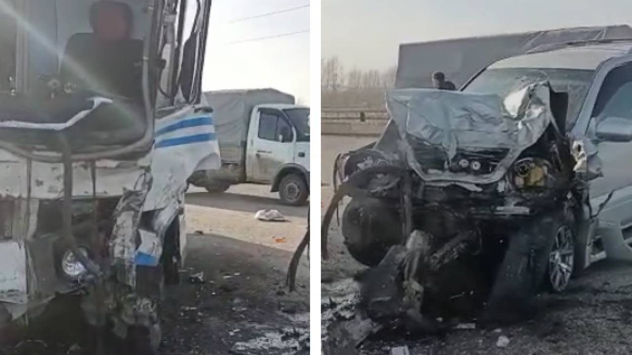 Уснувший за рулем Lexus полицейский спровоцировал ДТП в Усть-Каменогорске