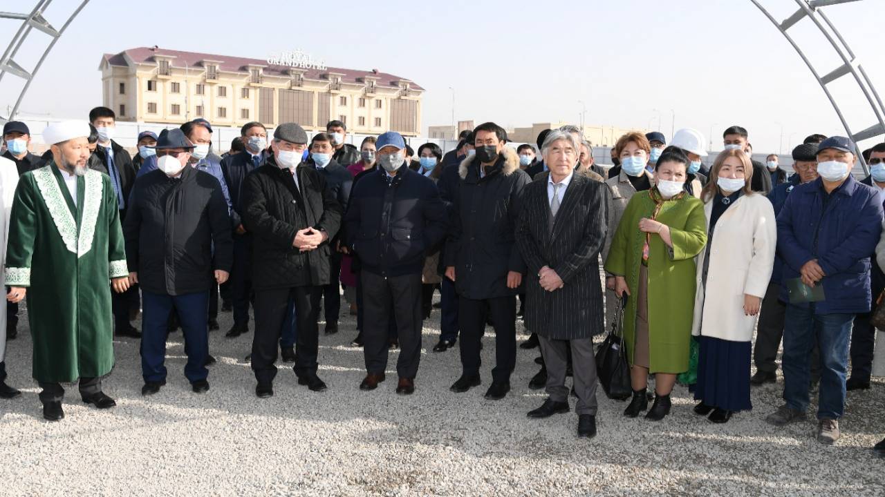 В Туркестане заложен фундамент духовного центра "Хилует"